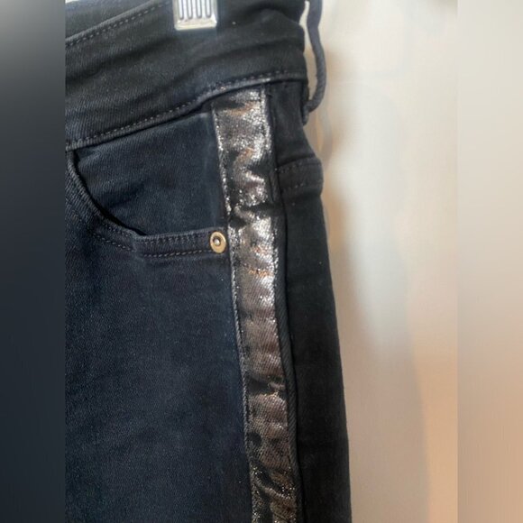 DL1961 | Farrow Ankle Skinny in Roosevelt Metallic side stripe - Picture 11 of 13